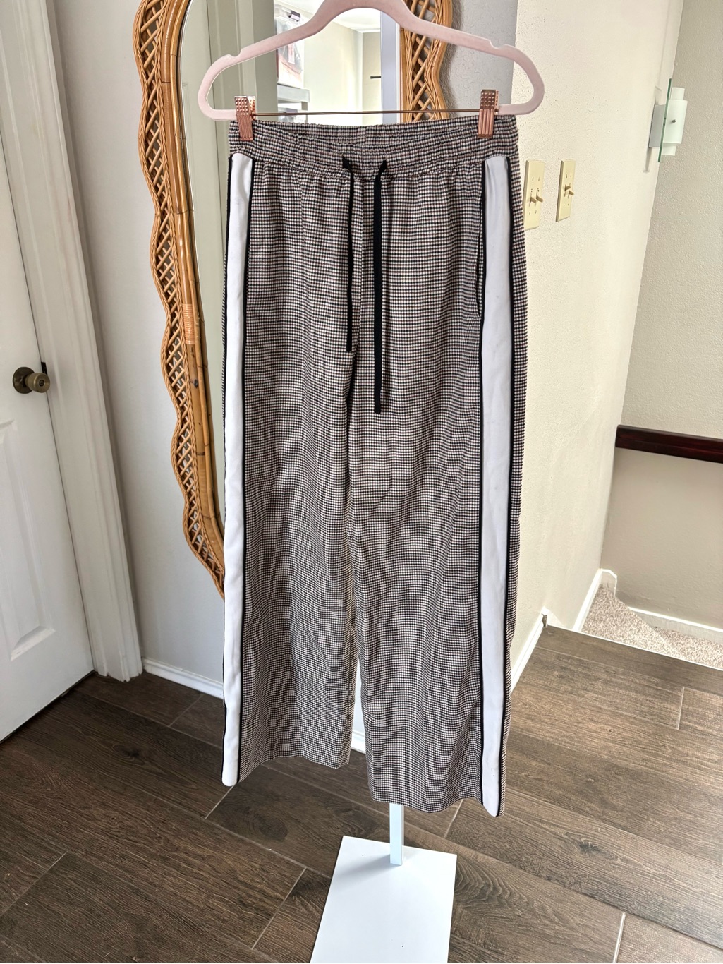 Maje / Brown Black Houndstooth Pants